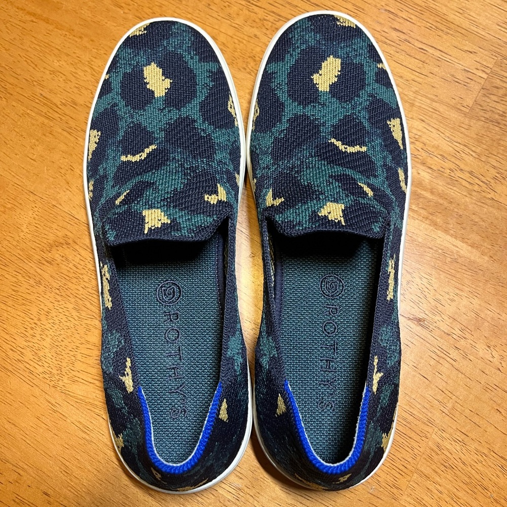 Rothy's Jungle Cat Textile The Original Slip On Sneaker Women’s US 9
